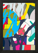 Kaws art Framed Wall Art