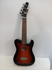 Mahalo UTL1E/3TS Soprano Ukulele Telecaster Sunburst Soft Case VGC