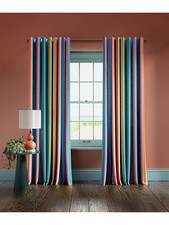 Harlequin Sherbet Stripe Pair Lined Multiway Curtains 228 x 228cm ~Fluff/Defect~