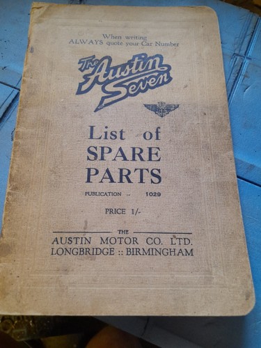 Austin seven list - austin,