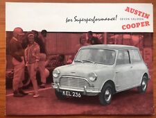 AUSTIN SEVEN Mini COOPER Brochure 1961 BMC S 7 Morris elf hornet Leyland John TT