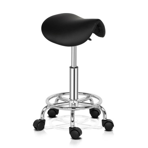 Saddle stool adjustable - saddle, pu