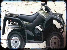 A4 Metal Sign motorbike ozark 250 Suzuki