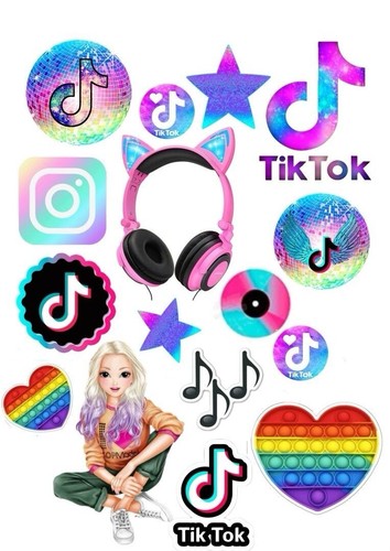 Teenage tik tokedible - tokedible, cake