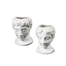 Head Shaped Ceramic Vase 24cm
