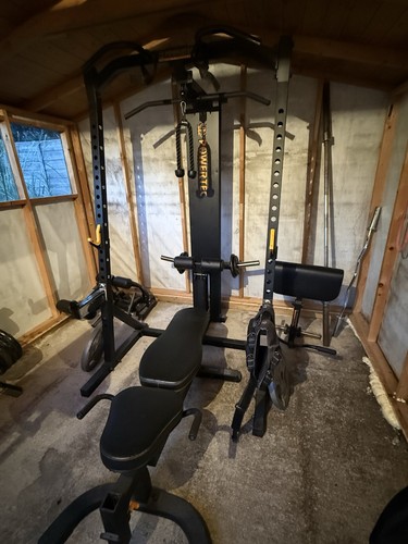Powertec half rack lat - half,