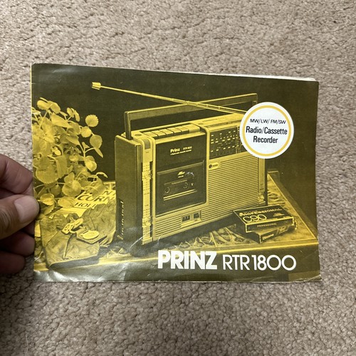 Vintage prinz rtr 1800 - 1800, radio