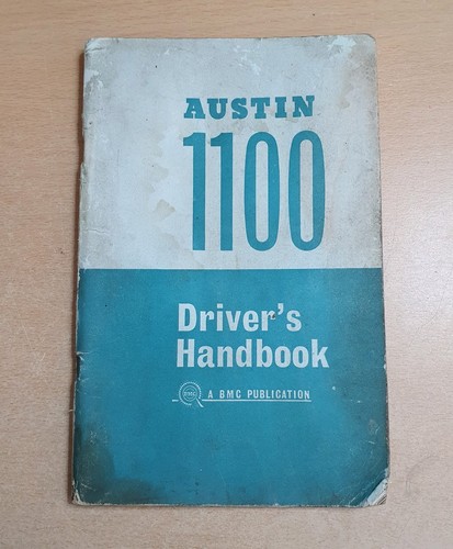 Austin 1100 car drivers manual - car,