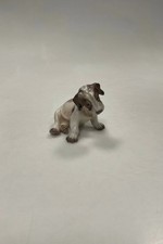 Dahl Jensen Figurine Dog Wirehaired Fox Terrier Puppy No. 1008