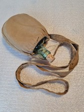 WWII Soviet Soldiers Glass Water Bottle and Bag