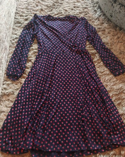 Collection navy pink polka - navy,