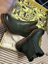 Josef Seibel Westland Ankle Boots Green New  Uk Size 8