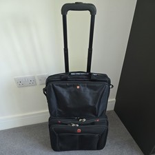 Wenger/Swiss Gear  Carry On Flight Bag with Wheels and additional  Laptop Bag