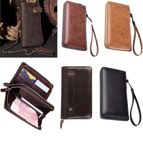 Men leather credit id - men's,