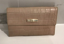 Longchamp Pink Croc Print