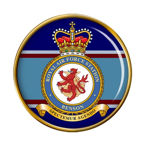 Raf station benson pin - benson, badge