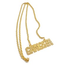 Gangsta Gold Necklace Bling