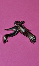 Vintage Sterling Silver 925 High Heels charm Shoes Sexy pendant bracelet fetish