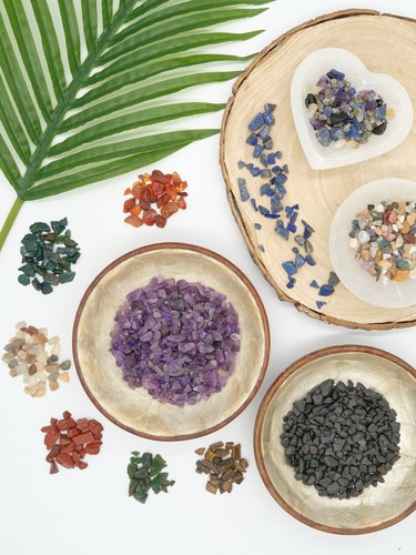Gemstone chips small tiny - small,
