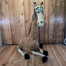 Madagascar Melman Plush 30" Tagged Dreamworks Giraffe Soft Toy Plush Very Large