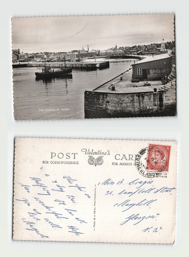 Postcard the harbour - harbour,, wick