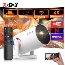 2025 Upgraded Projector 1080P UHD Portable Phone Movie Android/iOS/TV Stick UK