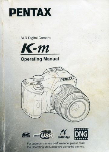 Pentax camera instruction - pentax,