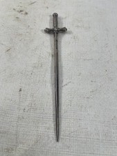 The Medieval Sword Letter Opener Silver Plated 6"