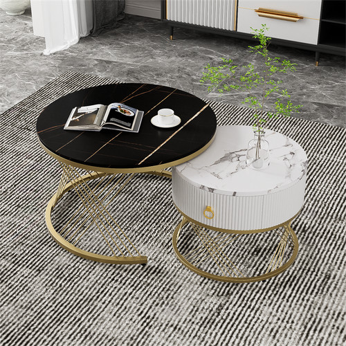 Nesting coffee tables set - nesting,