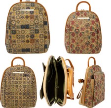 Ladies Cork Pattern Backpack