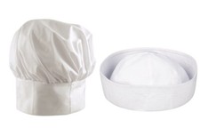 Adults white chef hat - chef's,