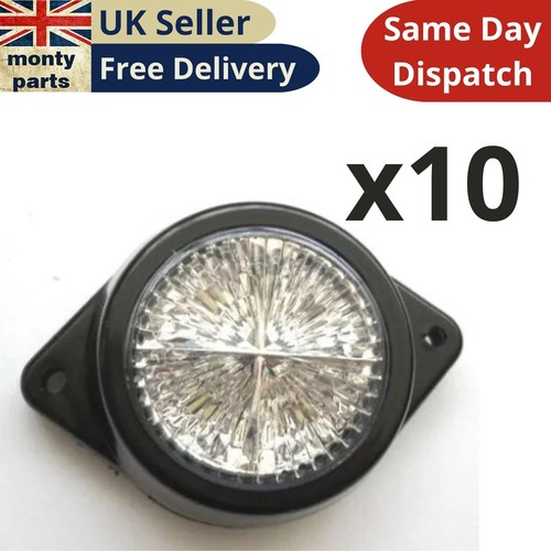 24v white led side - white, front