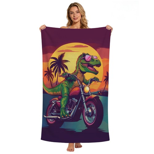 Doinbee dinosaur beach towel - doinbee,