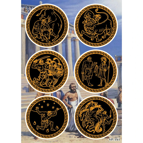 Greek mythology vase - vase, art