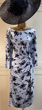 Jacques Vert UK 20 Blue Dress
