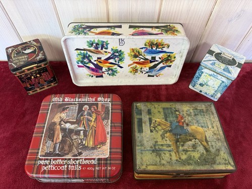 Job lot vintage biscuit - biscuit, tins