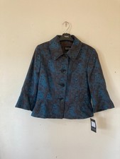 Tuzzi Black/Teal Crocodile