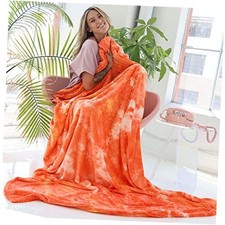  Rainbow Tie Dye Blanket for