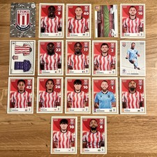 17x Stoke Panini EFL Stickers