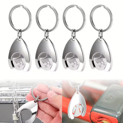 4pcs portable trolley token - portable,
