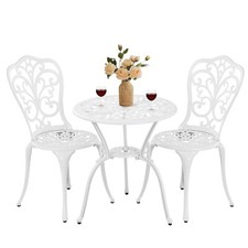 3 Piece Cast Aluminum Bistro