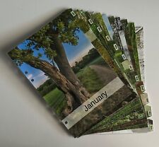 A5 Filofax Organiser Dividers - Beautiful Woodland Monthly Design - Laminated