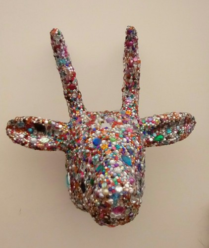 Deer trophy head gem - deer,