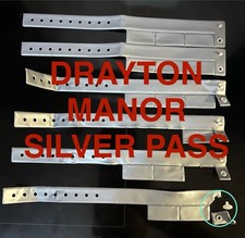 Drayton Manor Silver Fast Past Wristbands Skip The Queue Over £99 RRP 