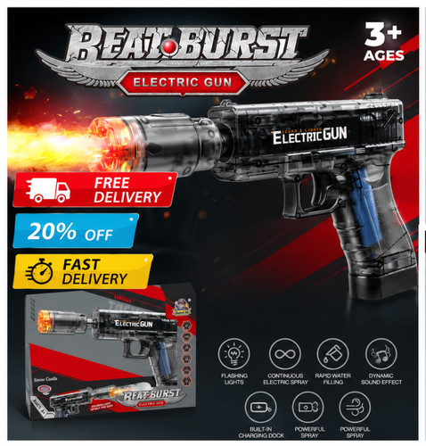 Electric spray toy gun - electric,