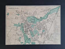 Antique 1895 Map - Plan of