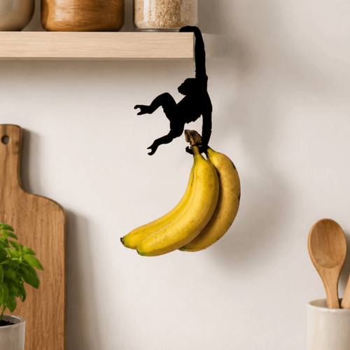 Wooden banana balance hook - wooden,