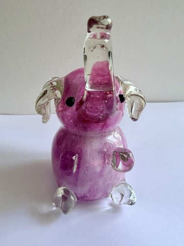 Vintage pink art glass - pink,