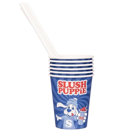 Slush puppie paper cups - puppie,