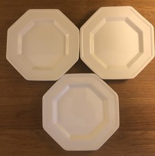 Johnson Brothers Heritage White - 20cm Dessert/Salad Plates X3